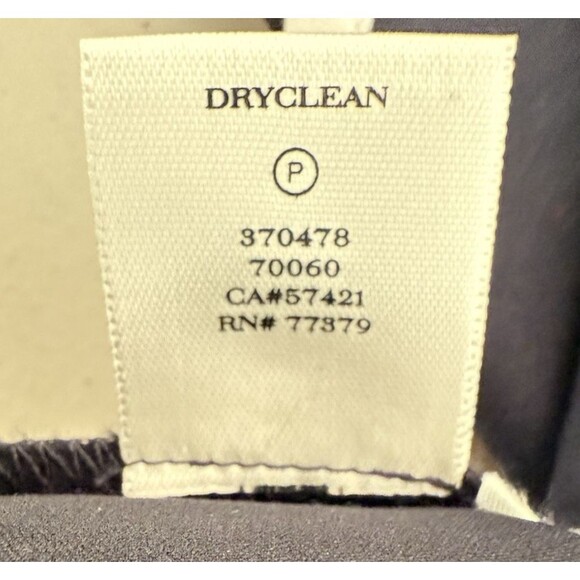 Ann Taylor Sheath Dress Size 8 Petite Navy Blue With White Trim Sleeveless - Picture 7 of 7